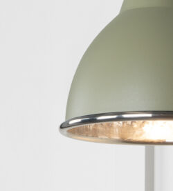 From The Anvil Hammered Nickel Brindley Wall Light in Tump - Image 4