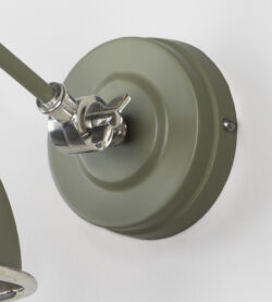 From The Anvil Hammered Nickel Brindley Wall Light in Tump - Image 6