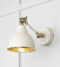 From The Anvil Hammered Brass Brindley Wall Light in Teasel
