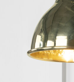 From The Anvil Hammered Brass Brindley Wall Light - Image 4