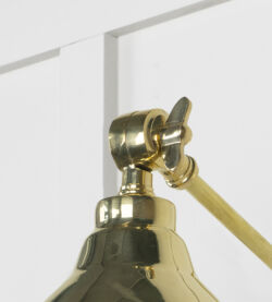 From The Anvil Hammered Brass Brindley Wall Light - Image 5