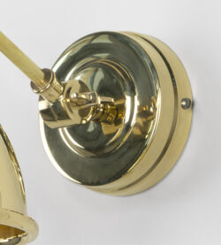 From The Anvil Hammered Brass Brindley Wall Light - Image 6