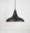 From The Anvil Smooth Copper Frankley Pendant in Elan Black