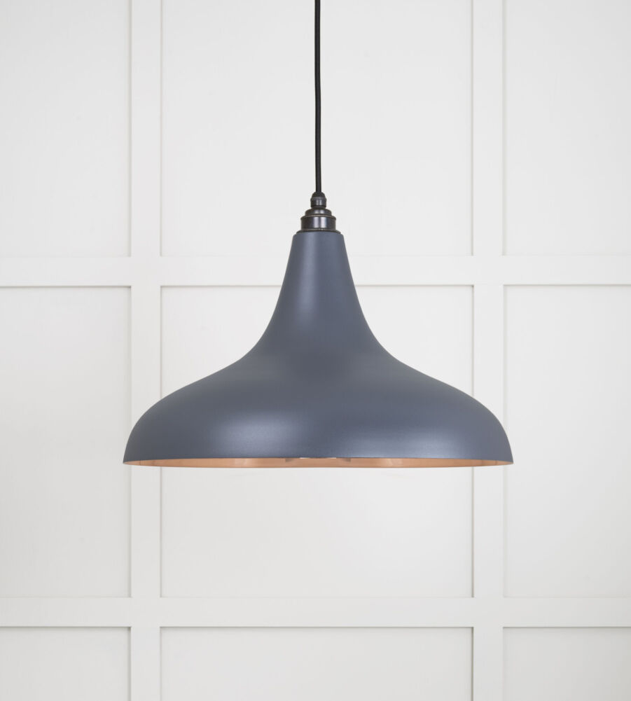 From The Anvil Smooth Copper Frankley Pendant in Slate - Image 3