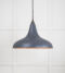 From The Anvil Smooth Copper Frankley Pendant in Slate