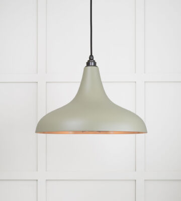 From The Anvil Smooth Copper Frankley Pendant In Tump
