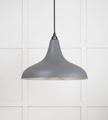 From The Anvil Smooth Nickel Frankley Pendant In Bluff