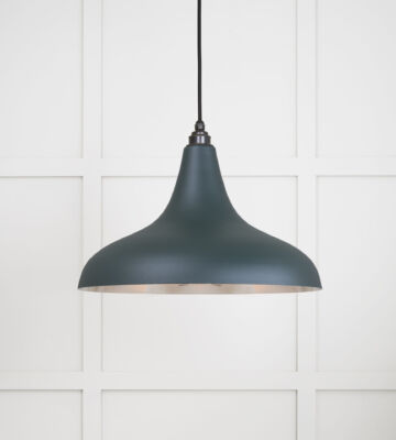 From The Anvil Smooth Nickel Frankley Pendant in Dingle