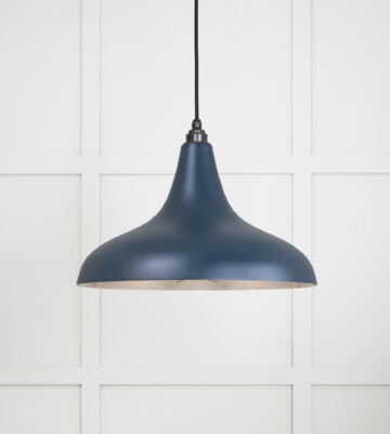 From The Anvil Smooth Nickel Frankley Pendant In Dusk