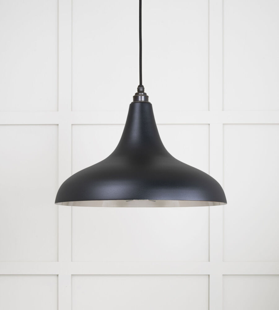 From The Anvil Smooth Nickel Frankley Pendant in Elan Black - Image 3