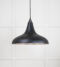 From The Anvil Smooth Nickel Frankley Pendant in Elan Black