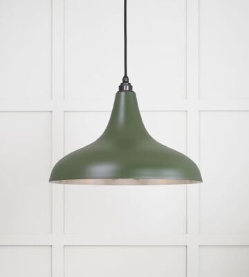 From The Anvil Smooth Nickel Frankley Pendant In Heath