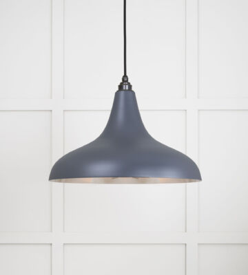 From The Anvil Smooth Nickel Frankley Pendant in Slate