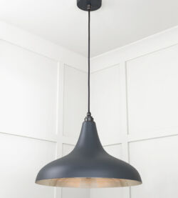 From The Anvil Smooth Nickel Frankley Pendant in Soot - Image 4