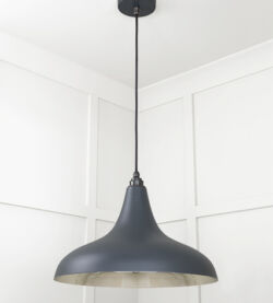 From The Anvil Smooth Nickel Frankley Pendant in Soot - Image 5