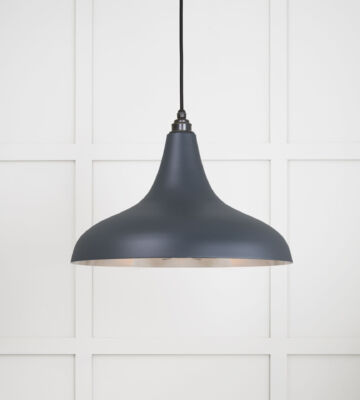 From The Anvil Smooth Nickel Frankley Pendant in Soot