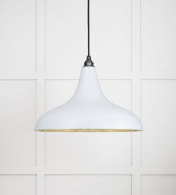 From The Anvil Smooth Brass Frankley Pendant in Birch - Image 3