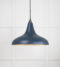 From The Anvil Smooth Brass Frankley Pendant in Dusk
