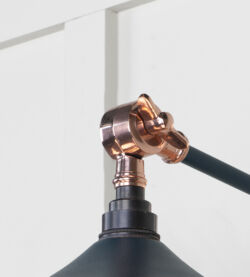 From The Anvil Smooth Copper Flora Wall Light in Dusk - Image 5
