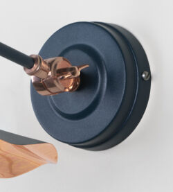 From The Anvil Smooth Copper Flora Wall Light in Dusk - Image 6