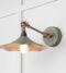 From The Anvil Smooth Copper Flora Wall Light in Tump