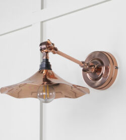 From The Anvil Smooth Copper Flora Wall Light - Image 3