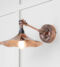 From The Anvil Smooth Copper Flora Wall Light