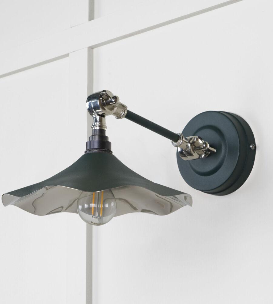 From The Anvil Smooth Nickel Flora Wall Light in Dingle - Image 3