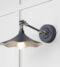 From The Anvil Smooth Nickel Flora Wall Light in Slate