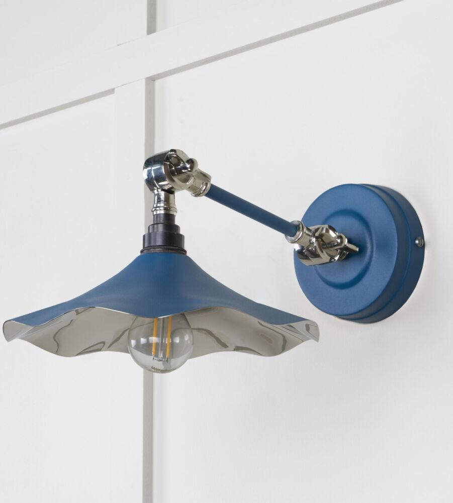From The Anvil Smooth Nickel Flora Wall Light in Upstream - Image 3