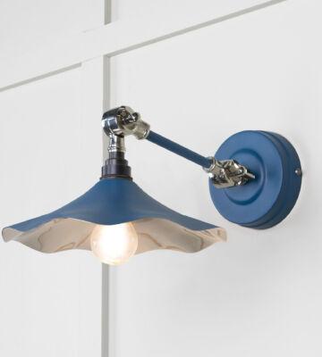 From The Anvil Smooth Nickel Flora Wall Light in Upstream