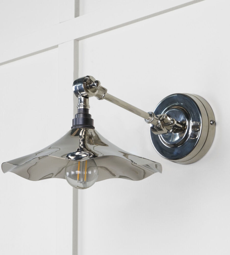 From The Anvil Smooth Nickel Flora Wall Light - Image 3
