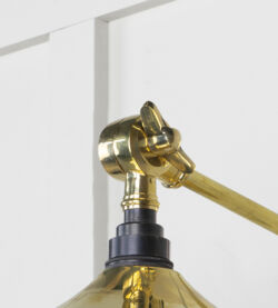From The Anvil Smooth Brass Flora Wall Light - Image 5