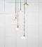 From The Anvil Smooth Copper Flora Cluster Pendant in Birch