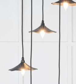 From The Anvil Smooth Copper Flora Cluster Pendant in Dusk - Image 4
