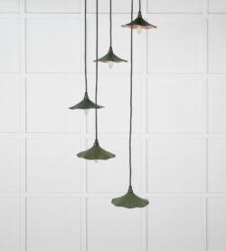 From The Anvil Smooth Copper Flora Cluster Pendant in Heath - Image 3