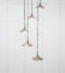 From The Anvil Smooth Nickel Flora Cluster Pendant in Bluff