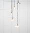 From The Anvil Smooth Nickel Flora Cluster Pendant in Teasel