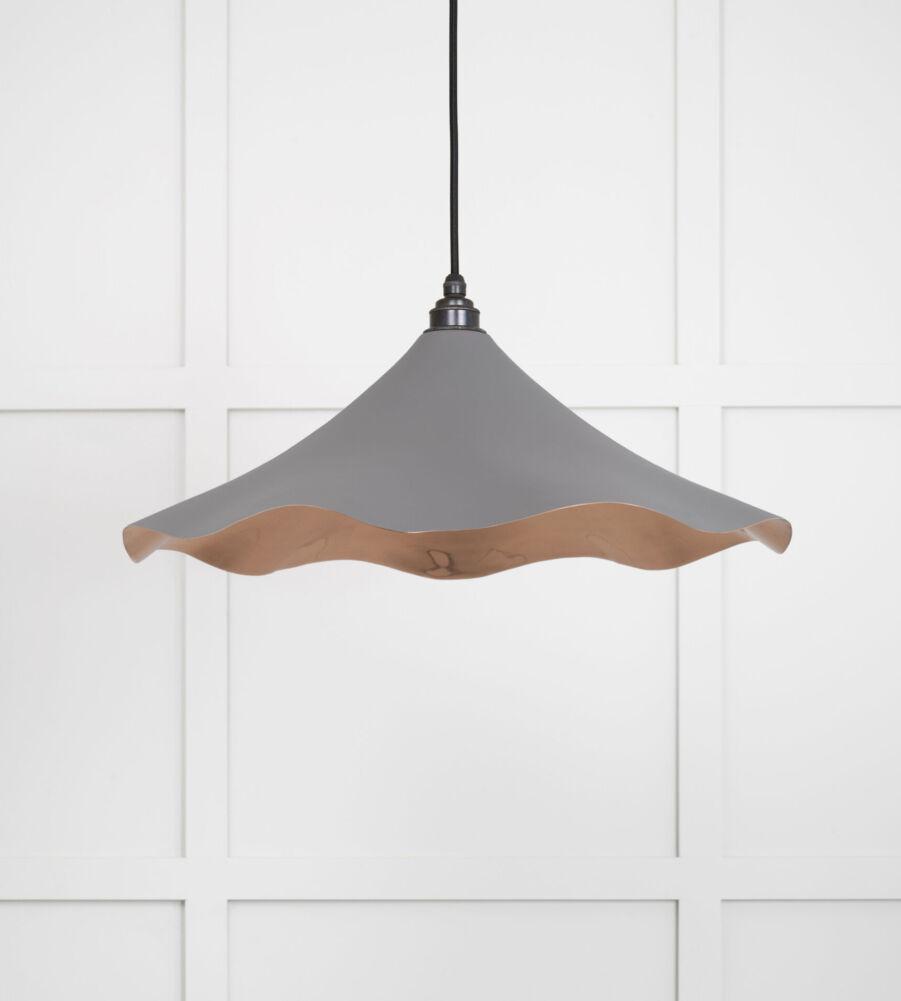From The Anvil Smooth Copper Flora Pendant in Bluff - Image 3