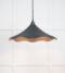From The Anvil Smooth Copper Flora Pendant in Soot