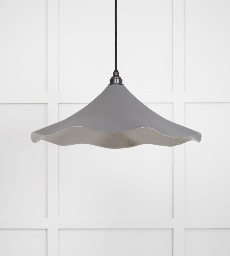 From The Anvil Smooth Nickel Flora Pendant in Bluff - Image 3