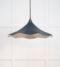 From The Anvil Smooth Nickel Flora Pendant in Dusk