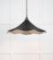 From The Anvil Smooth Nickel Flora Pendant in Elan Black