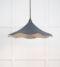 From The Anvil Smooth Nickel Flora Pendant in Slate