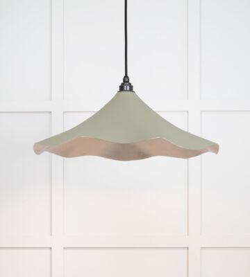 From The Anvil Smooth Nickel Flora Pendant in Tump