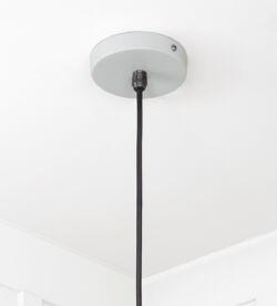 From The Anvil Smooth Brass Flora Pendant in Birch - Image 7