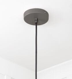 From The Anvil Smooth Brass Flora Pendant in Bluff - Image 7