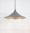 From The Anvil Smooth Brass Flora Pendant in Bluff