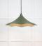 From The Anvil Smooth Brass Flora Pendant in Heath