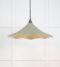 From The Anvil Smooth Brass Flora Pendant in Tump